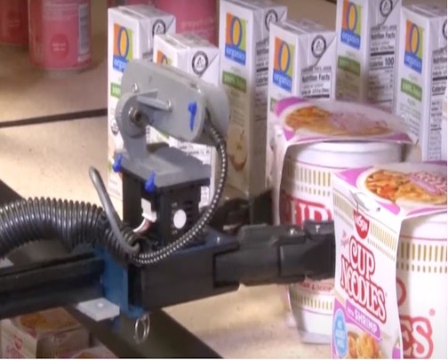 ICURO edge intelligence platform automating retail order fulfillment with robotic actuation